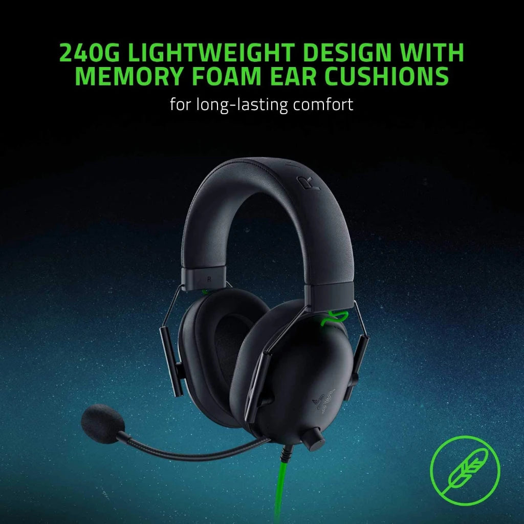 Razer BlackShark V2 X Headphone Wired Gaming Headset